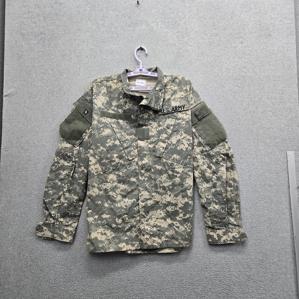 US Army Men Jacket M Green Camouflage Ripstop ACU